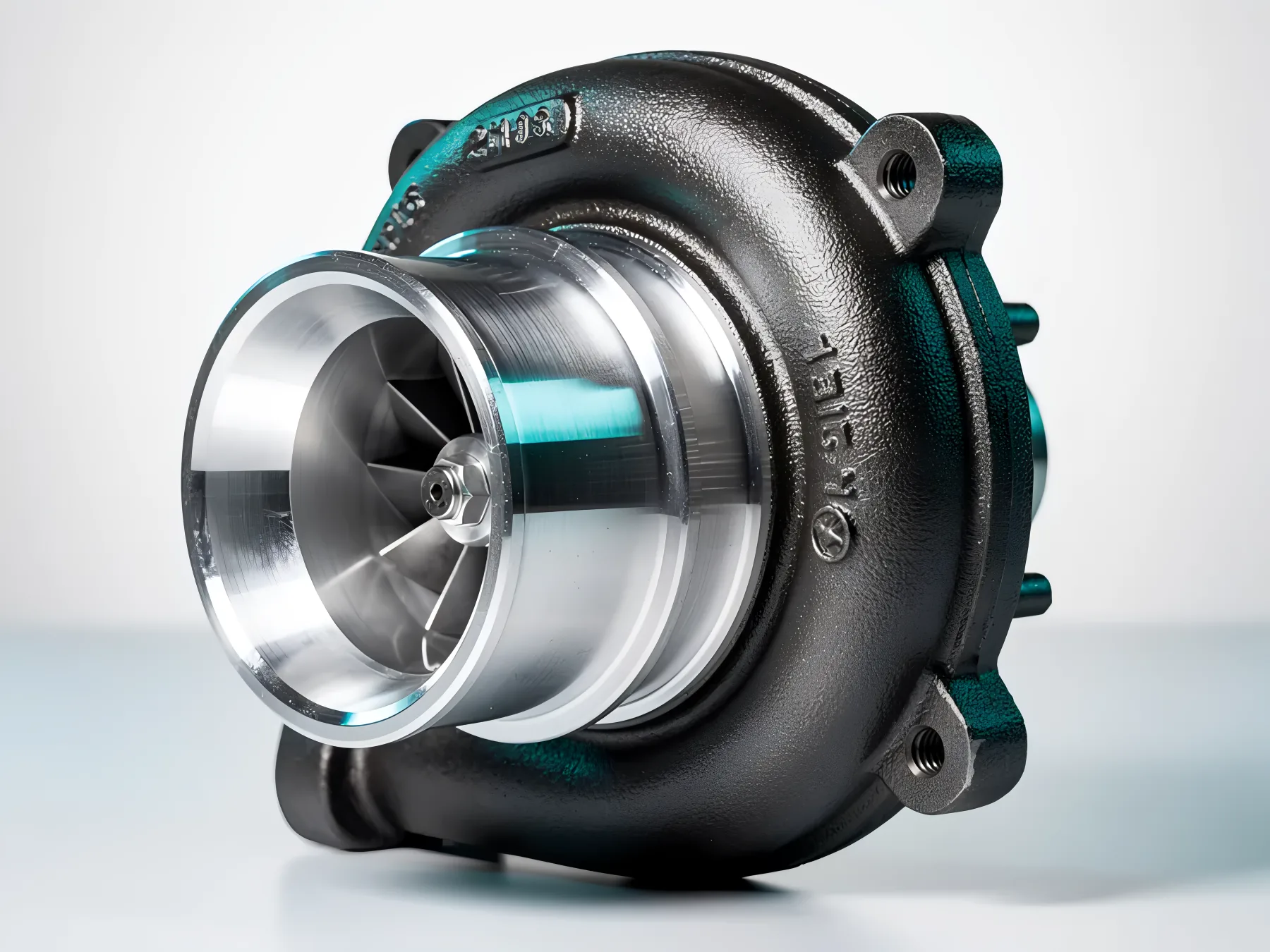 Turbocompresor para motor diésel de vehículo pesado