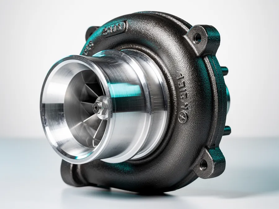 Turbocompresor para motor diésel de vehículo pesado